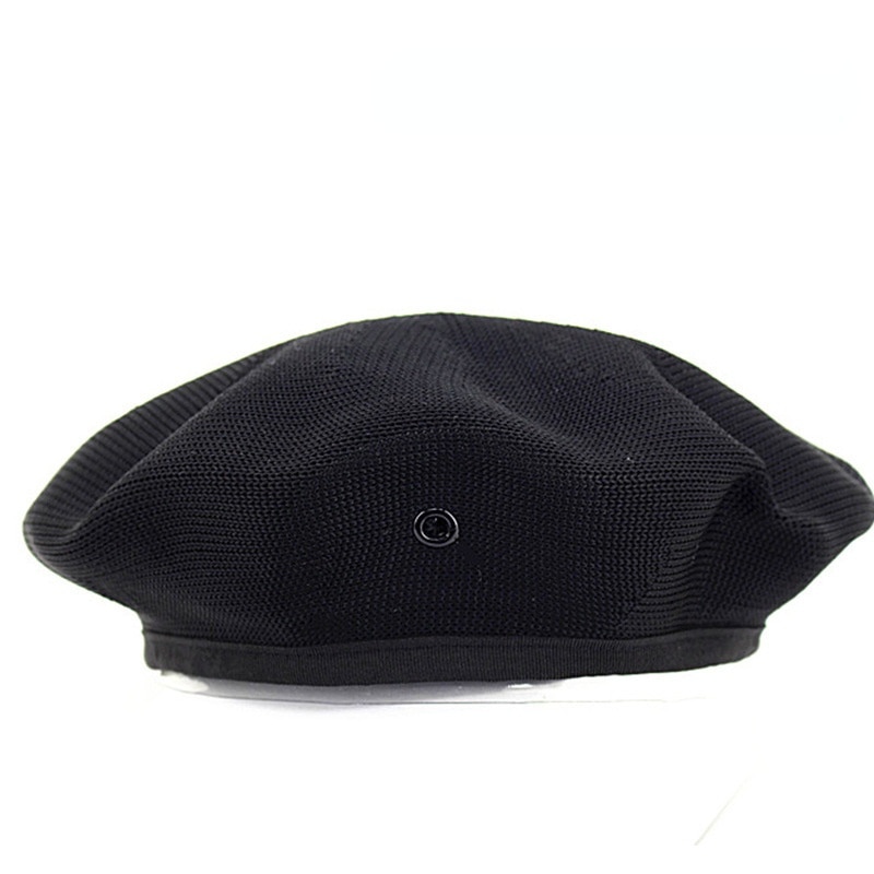 Abram8 lưới Quân Đội Mũ beret cho Nam Nữ thoáng khí mùa hè quân đội trang phục Cap có thể điều chỉnh