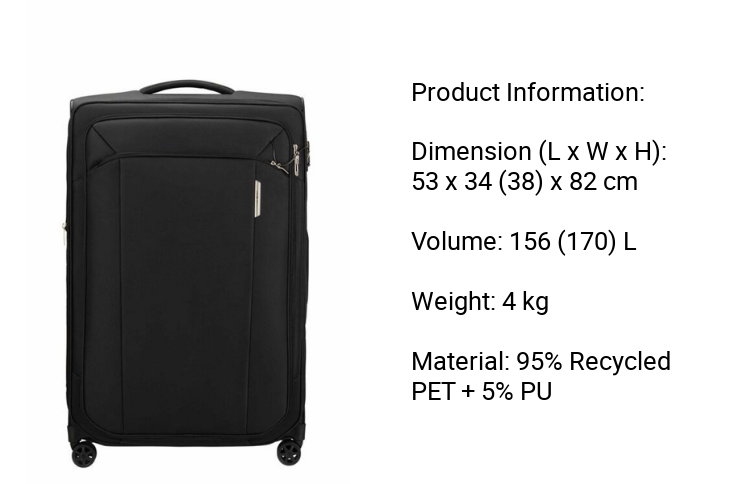 Samsonite Respark Spinner 82/31 EXP | Lazada Singapore