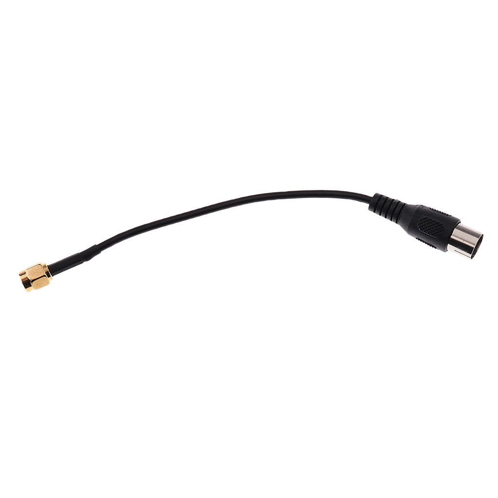 IEC DVB-T TV PAL female to SMA Male Jumper Pigtail Cable RG174