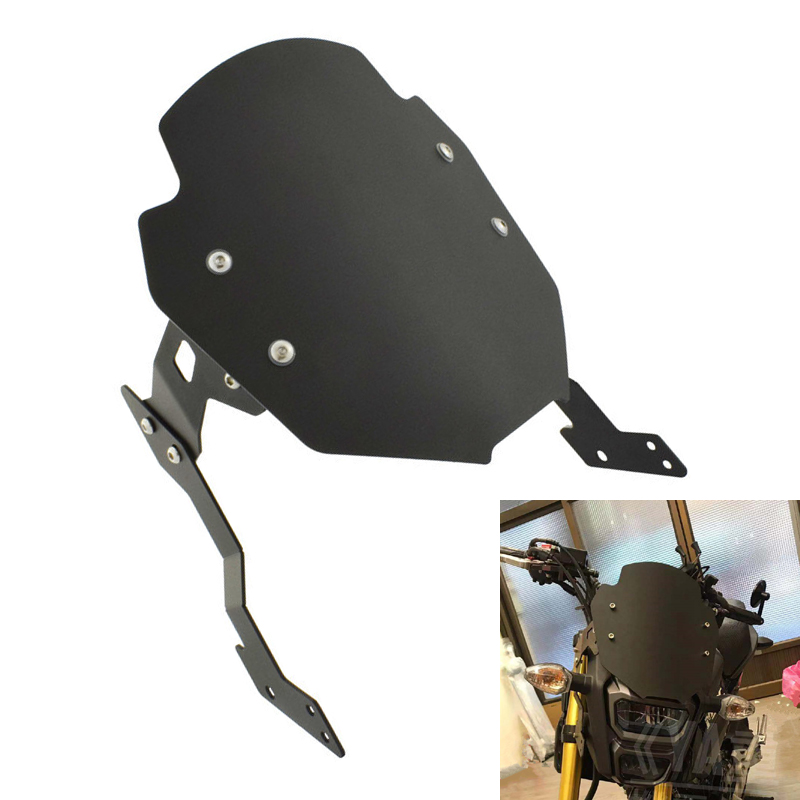 For Honda Grom MSX125 MSX125SF MSX 125 125SF 2013 2014 2015 2016 2017 2018 2019 2020 Windscreen Windshield Shield Screen With Bracket