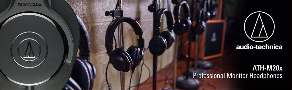 headphone audio technica ath m20x