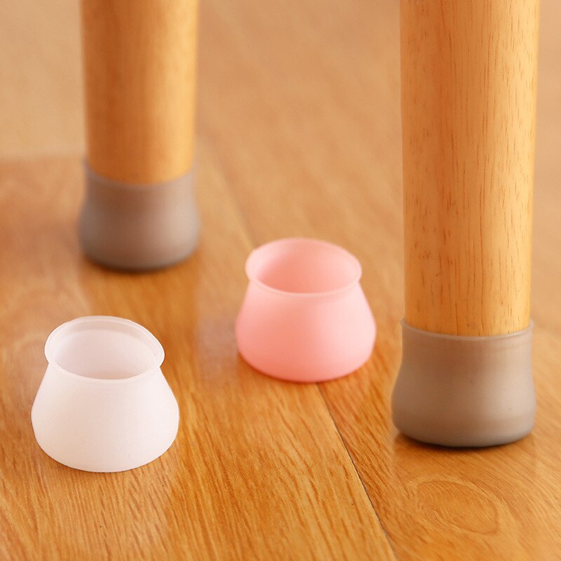 4 miếng đệm chân ghế bằng silicon đồ nội thất miếng bảo vệ chân bàn miếng bảo vệ sàn nhà miếng đệm chân ghế chống trượt