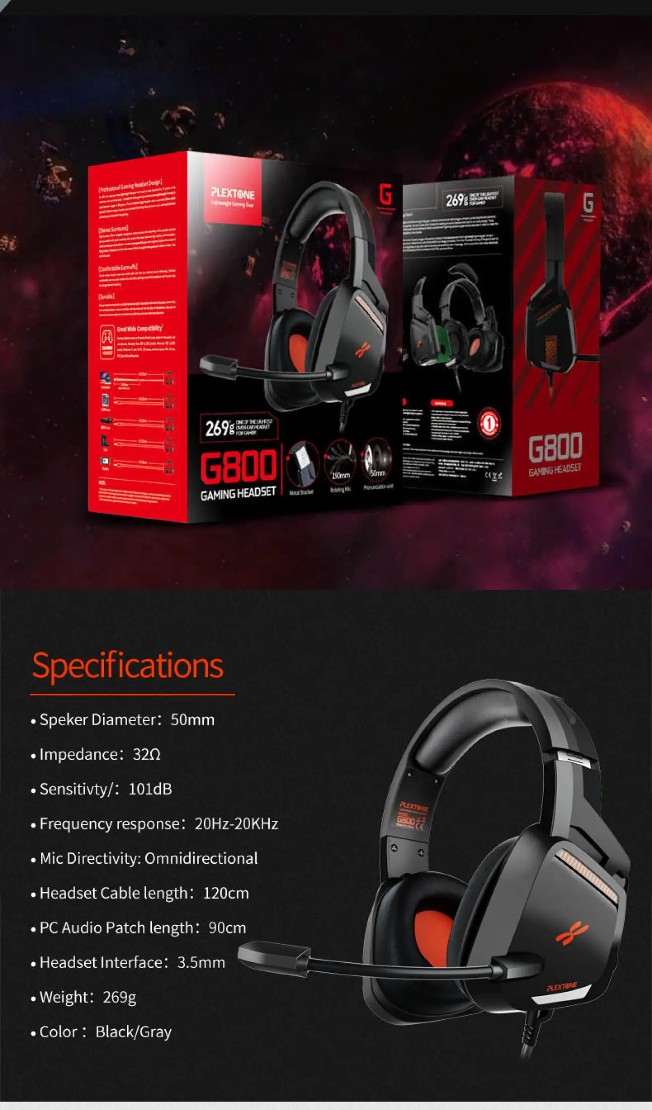 plextone headset