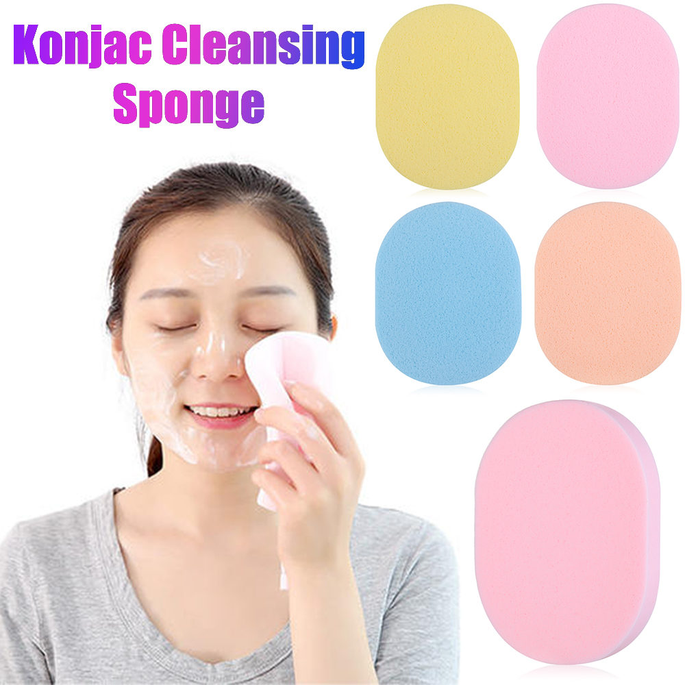 IQY Hot Sale Exfoliator Bathroom Supplies Skin Care Body Washing Facial Cleaner Scrub Puff Konjac Cleansing Sponge
