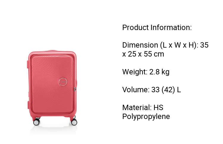 American Tourister Curio Spinner 55/20 EXP TSA BO