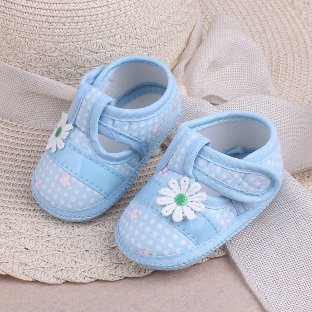 LIEYH น่ารักหวานทารกเด็กผู้หญิงเด็กทารก Prewalker รองเท้า Soft Sole ดอกไม้รองเท้าเด็ก