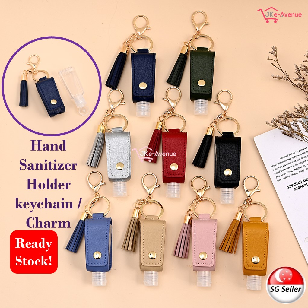 Hand Sanitizer Bottle Holder Design Bag Charm