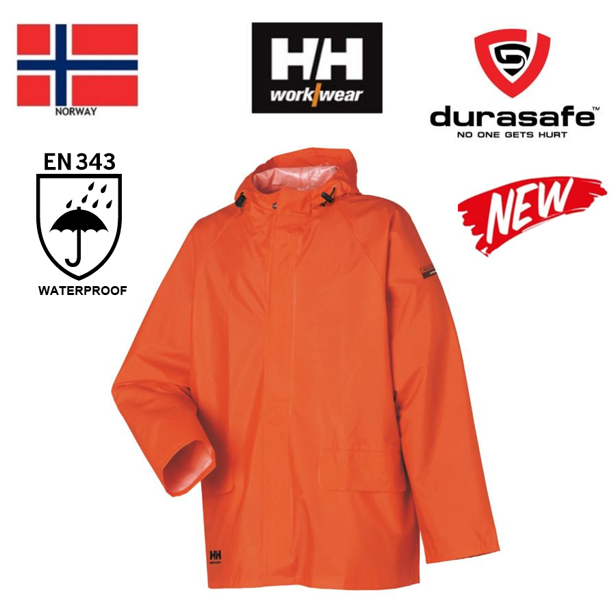 [Durasafe] Helly Hansen 70129 Mandal Jacket, Dark Orange, Size S – 2XL · v3