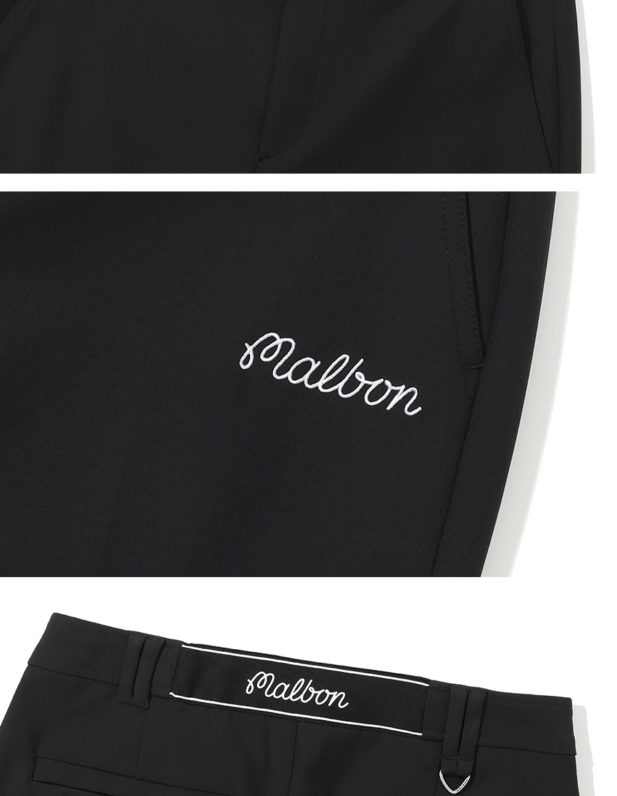 MALBON GOLF Ladies New Trousers Elastic Waist Button Belt Outdoor Sports Slim-Fitting Bell-Bottom Pants · v2
