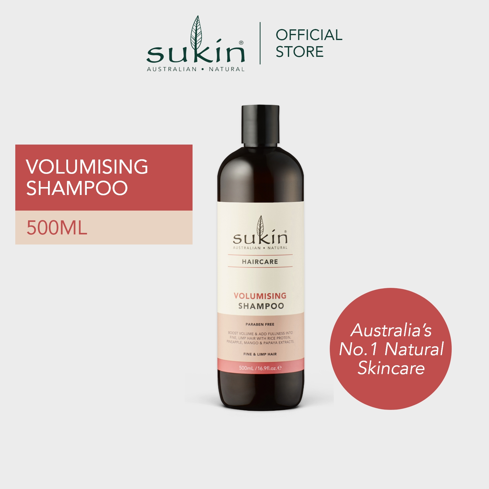 Gambar Sukin Volumising Shampoo l Hair Care (500ml)