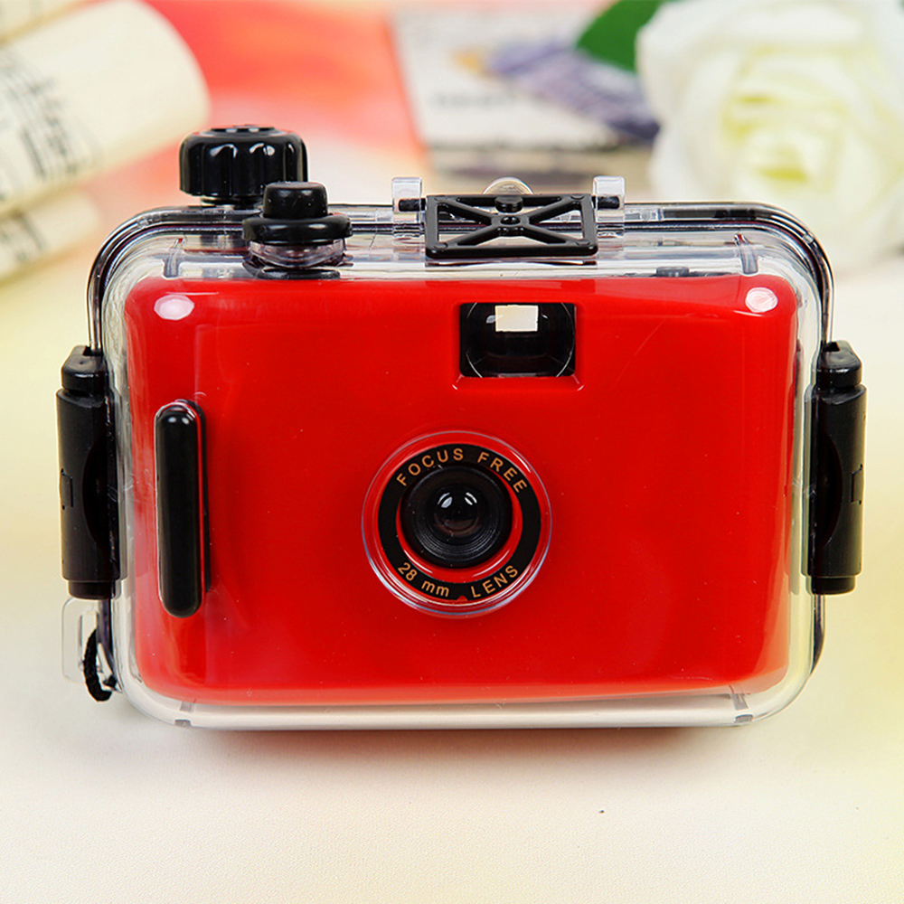 Guze (มีในสต็อก) กล้องถ่ายรูปเด็ก Non-disposable Camera Film Camera กล้อง LOMO กันน้ำและกันกระแทก (ไม่ต้องใช้แบตเตอรี่)