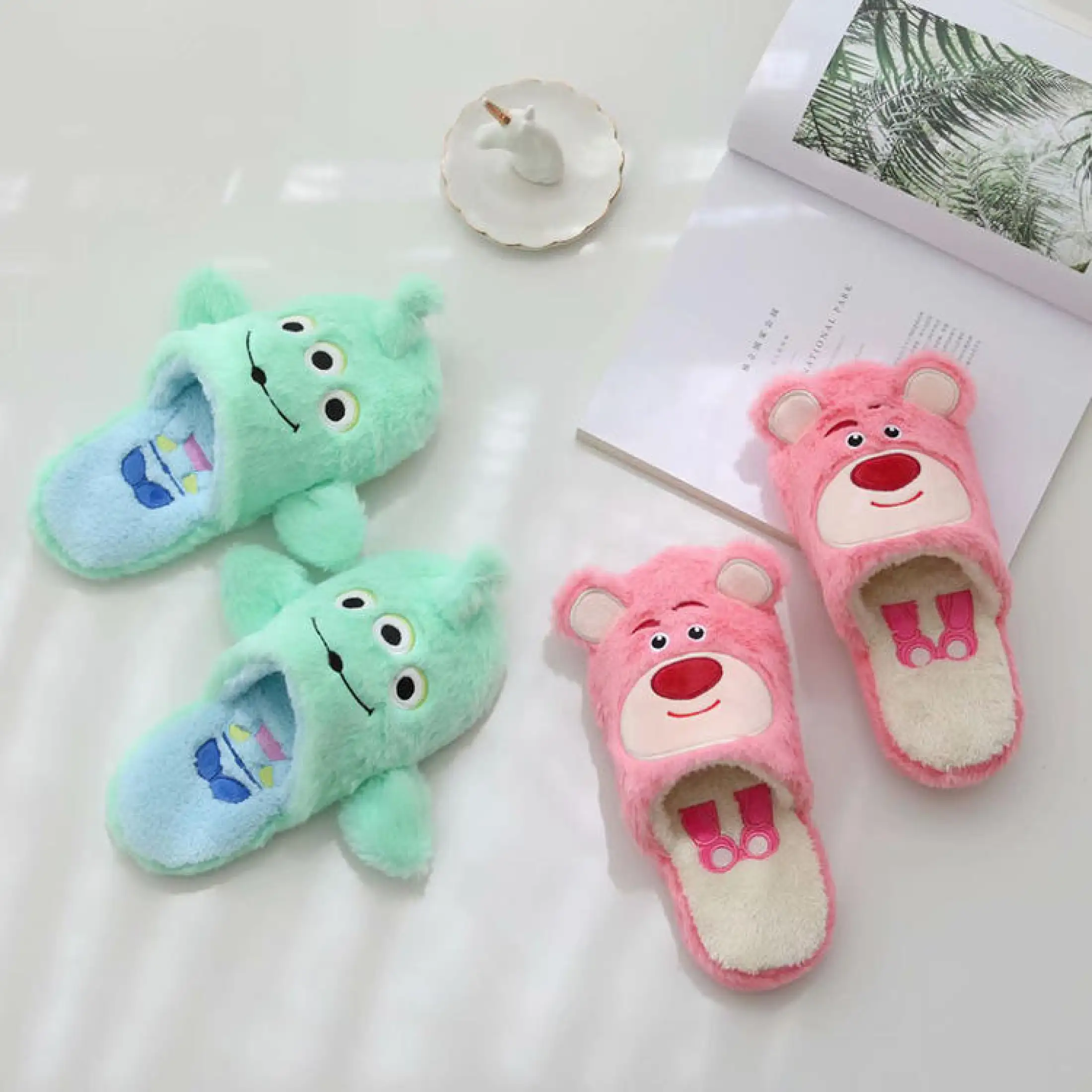 infant monster slippers