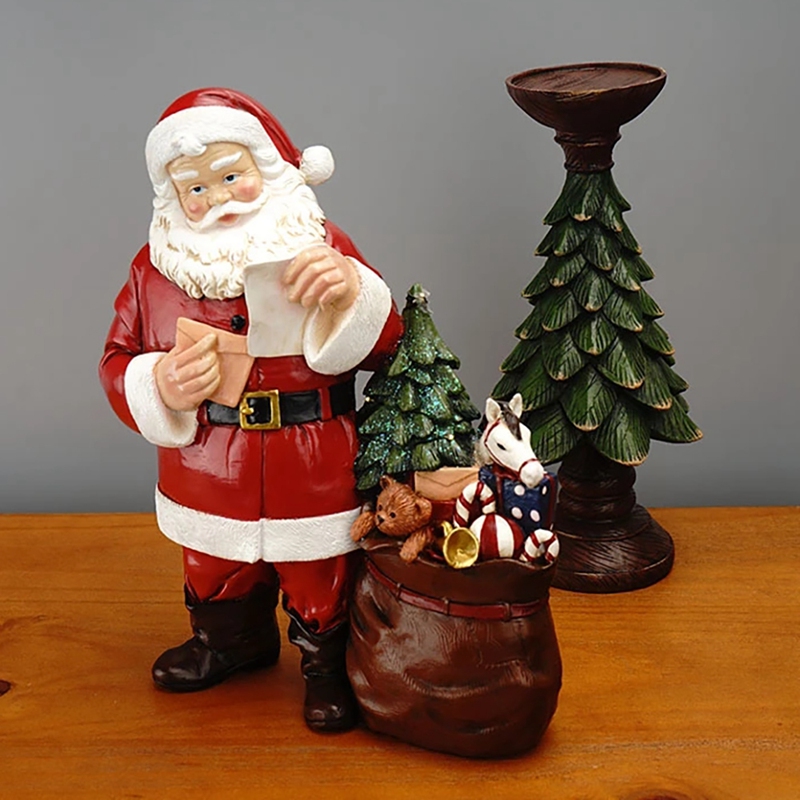 Lịch sử giá Modern Santa Tree Gifts Sculptures Figurines Christmas ...