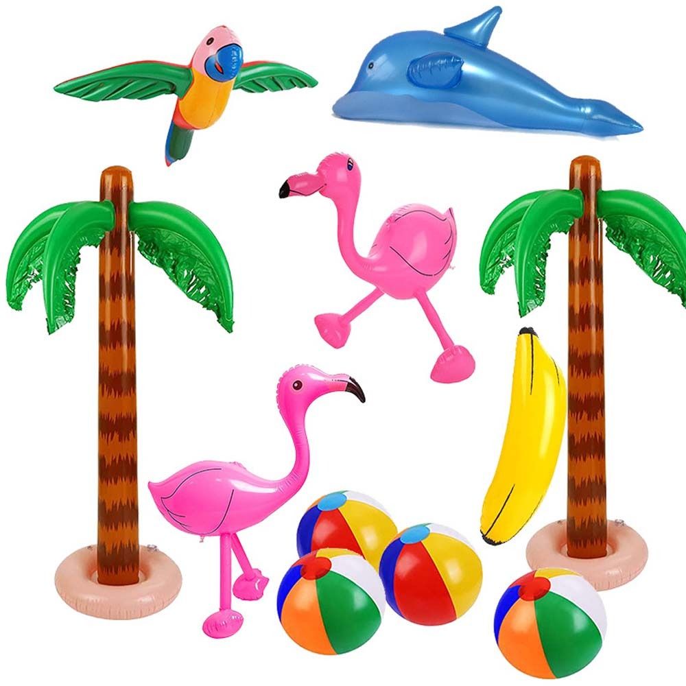 YIMO97 Child'S Gifts Pvc Inflatable Toys Summer Toys Party Banquet Supplies Party Supplies Monkey Balloon Swimming Pool Toys Inflatable Tropical Palm Tree Float Water Toys Inflatable Monkey Balloon