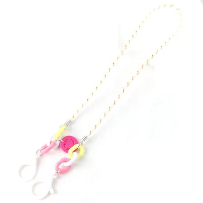 CUTIE BABIES Cute Smiley Shape Protect Ears Adjustable Glasses Chain Anti-lost Chain Glasses Rope Glasses Neck Lanyards (7)