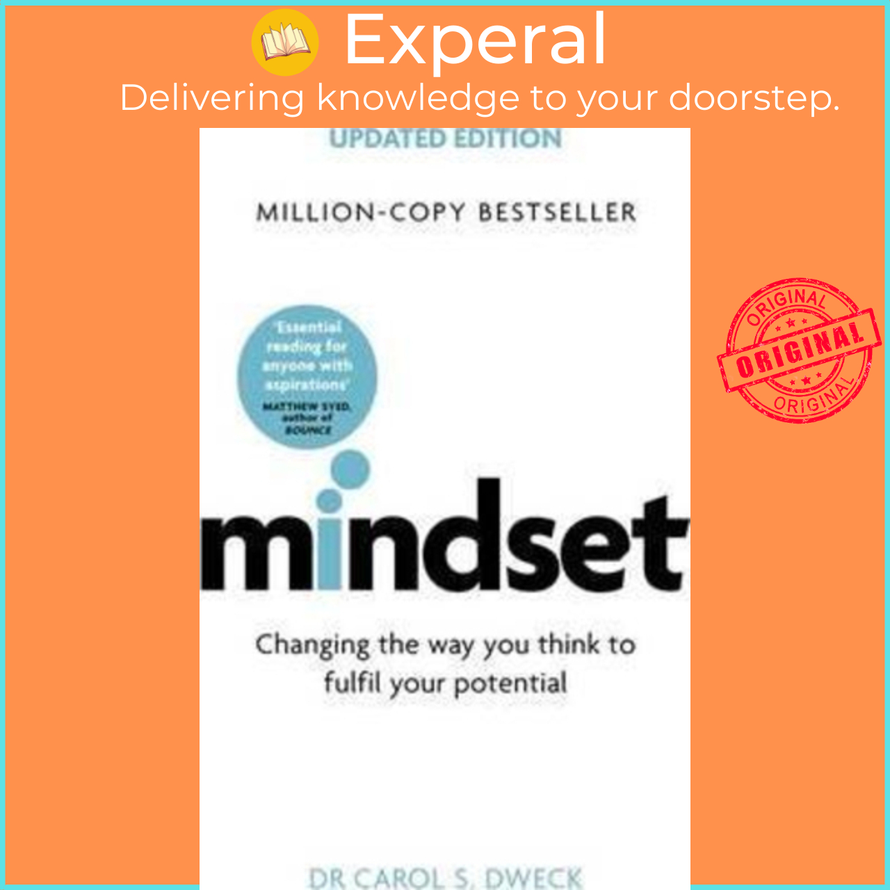 Sách - Mindset: The New Psychology of Success by Carol Dweck (UK edition, paperback)