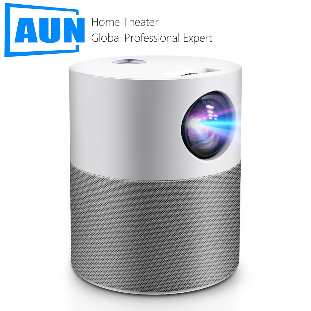 Lopburi AUN Projector ET40 Full HD Projector 1080p Ultra HD ภาพคุณภาพโฮมเธียเตอร์ Office Assistant Android 9 Beamer LED มินิโปรเจคเตอร์แบบพกพา Projector