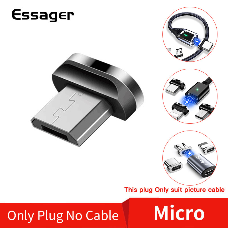 Essager Phích cắm sạc từ tính Micro USB Type-C Tương thích với Iphone không gồm dây  cáp giá tốt - INTL