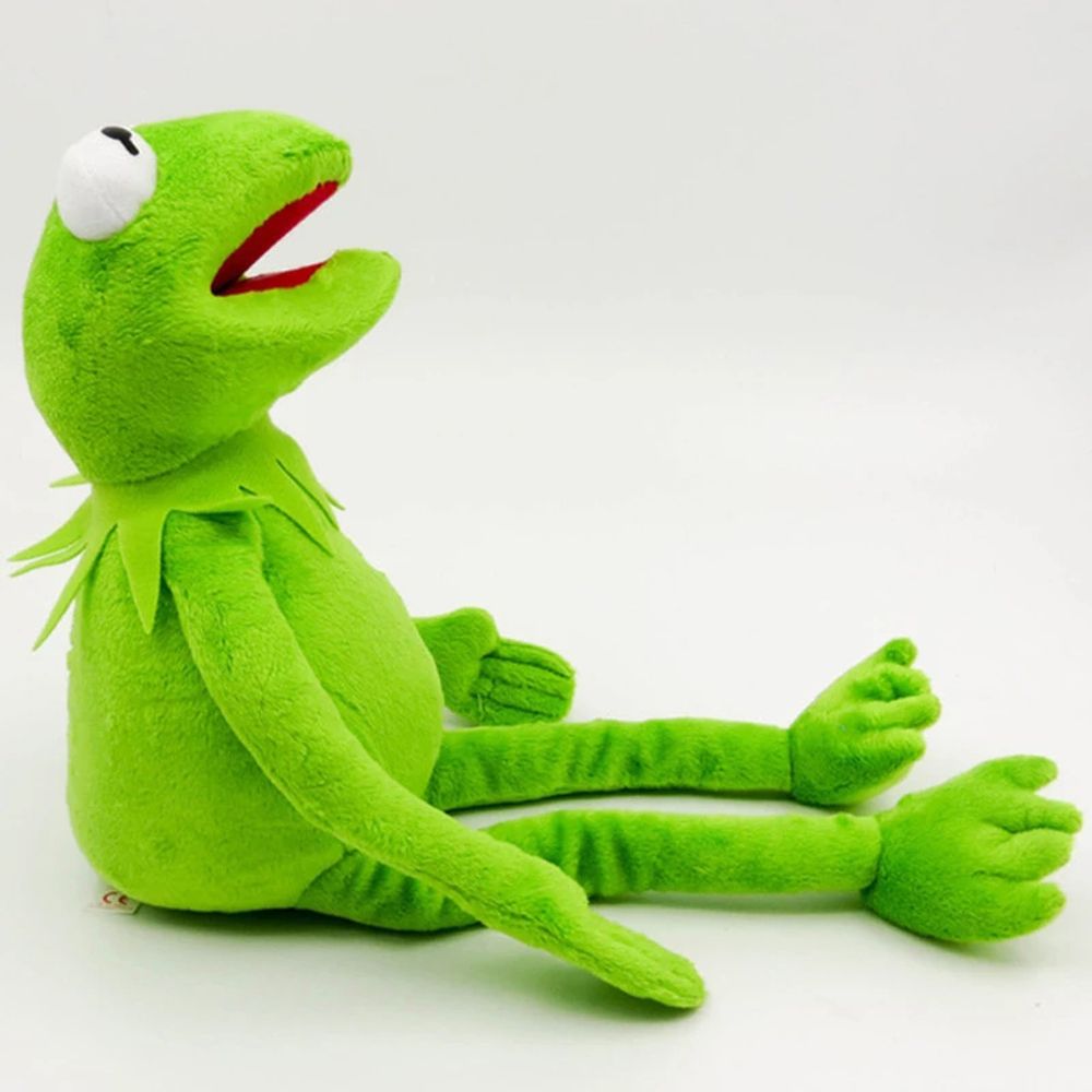 NHSFUZXX Quà Giáng Sinh Đồ Chơi Con Rối Cầm Tay Hình Con Ếch Động Vật Tay Hình Mè 16/40 / 60CM Búp Bê Nhồi Bông Hình Ếch Kermit