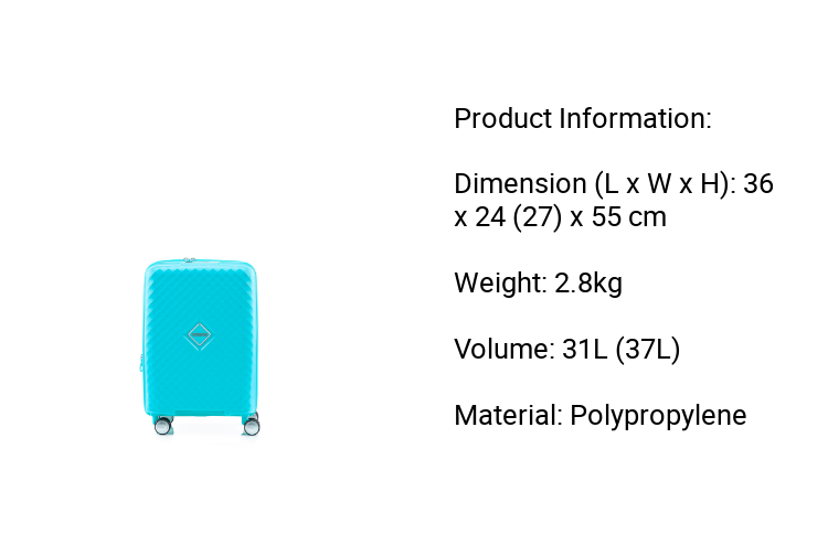 American Tourister Squasem Spinner 55/20 EXP TSA