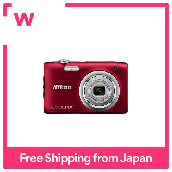 Nikon Digital Camera COOLPIX A10 Red 5x optical zoom 16.14