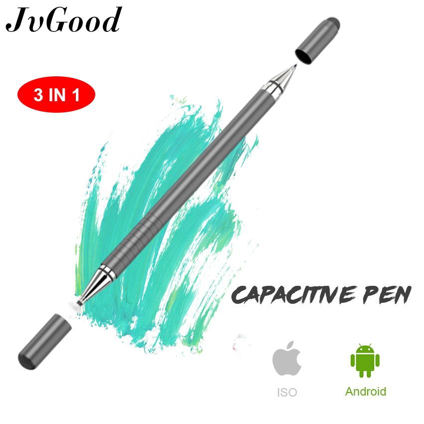Bút Cảm Ứng JvGood Bút Cảm Ứng Hoạt Động Có Thể Sạc Lại Bút Chì Đầu Siêu Mịn Độ Chính Xác Cao Bút Vẽ Màn Hình Cảm Ứng, Bút Kim Loại Màn Hình Cảm Ứng Điện Dung Dành Cho Máy Tính Bảng iPad/Máy Tính Xách Tay/Điện Thoại