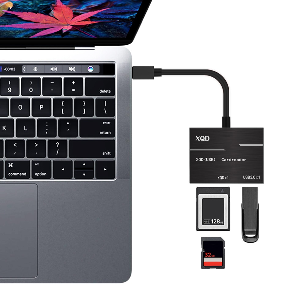 USB 3.0 Loại-C USB-C để XQD đầu đọc thẻ nhớ 500Mb/S Bộ chuyển đổi tốc độ cao