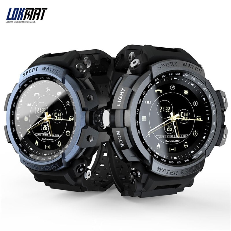 LOKMAT MK28 Smart Watch Waterproof Pedometer Reminder Fitness Tracker