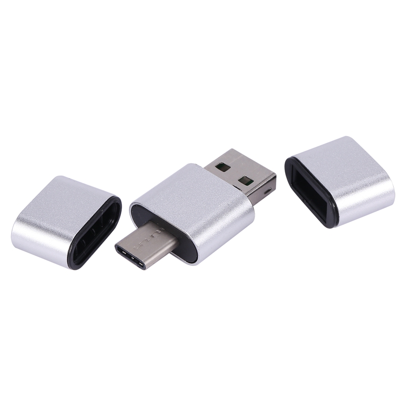 Universal 2 In1 OTG Type-C การ์ดรีดเดอร์ USB 3.0 USB A Micro-ชุดยูเอสบี To 2 Slot TF SD Type C Card Reader สำหรับสมาร์ทโฟน PC