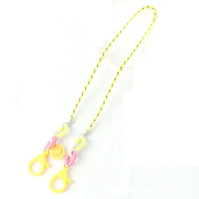 NIQUE Cute Boys Girls Adjustable Smiley Shape Glasses Neck Lanyards Anti-lost Chain Glasses Chain Glasses Rope (1)