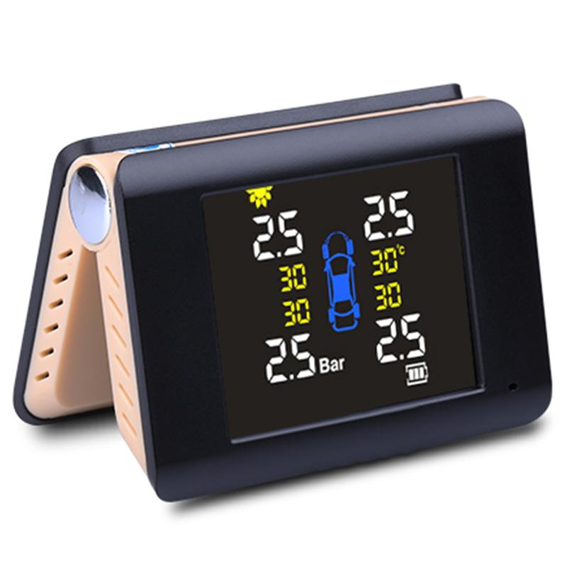 ดูภาพ Tpms Car Tire Pressure Monitoring Intelligent System Solar Power Wireless Led Display With 4 External Sensor เพิ่มเติม Tpms Car Tire Pressure Monitoring Intelligent System Solar Power Wireless Led Display With 4 External Sensor