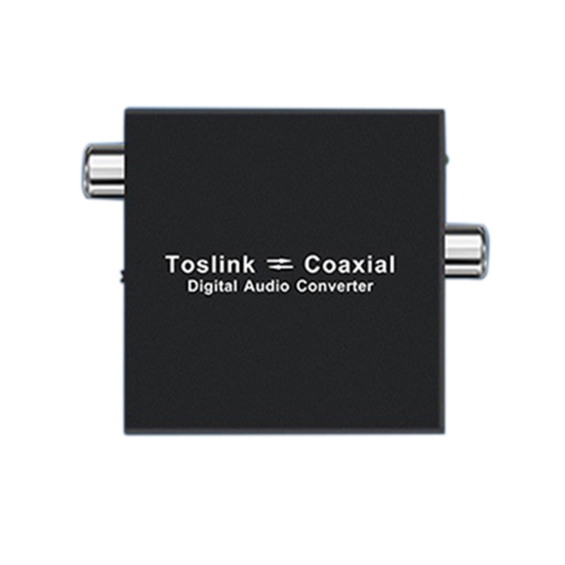 Digital Audio Converter Bi-Directional RCA Digital Coaxial to Optical Toslink Converter Optical SPDIF Toslink to Coaxial